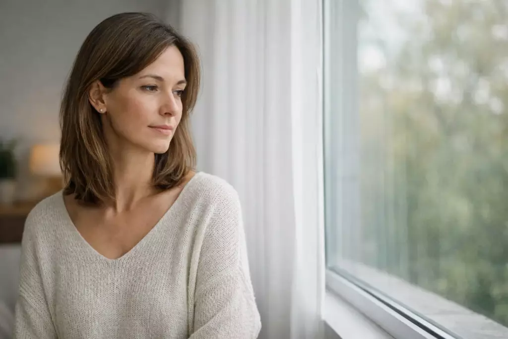 Woman reflecting on zodiac and emotional compatibility