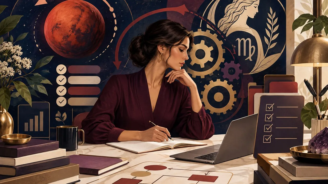 January 2027 Mars retrograde workflow reset illustration