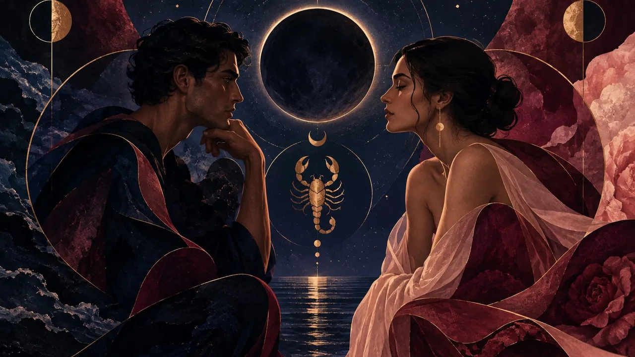 Scorpio new moon relationship reality check illustration