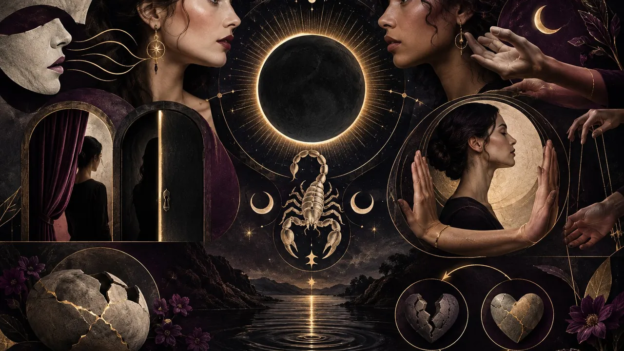 Scorpio new moon trust audit illustration