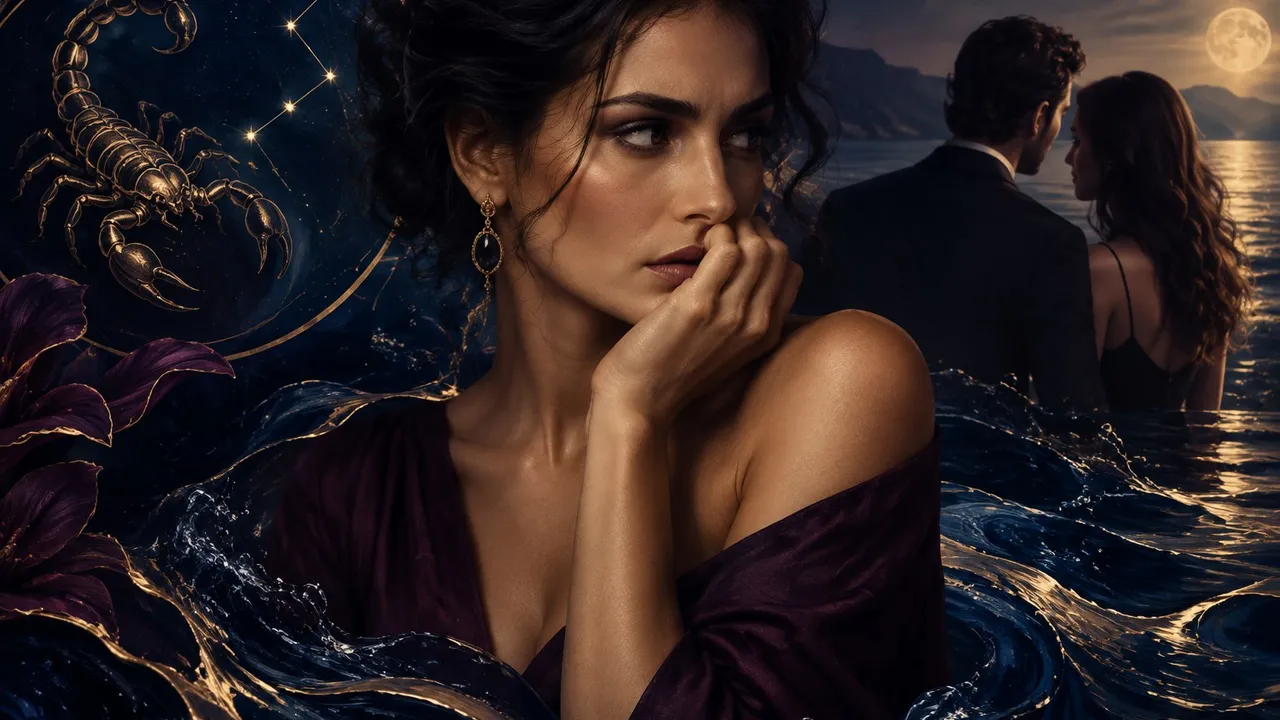 Scorpio woman jealousy relationship illustration